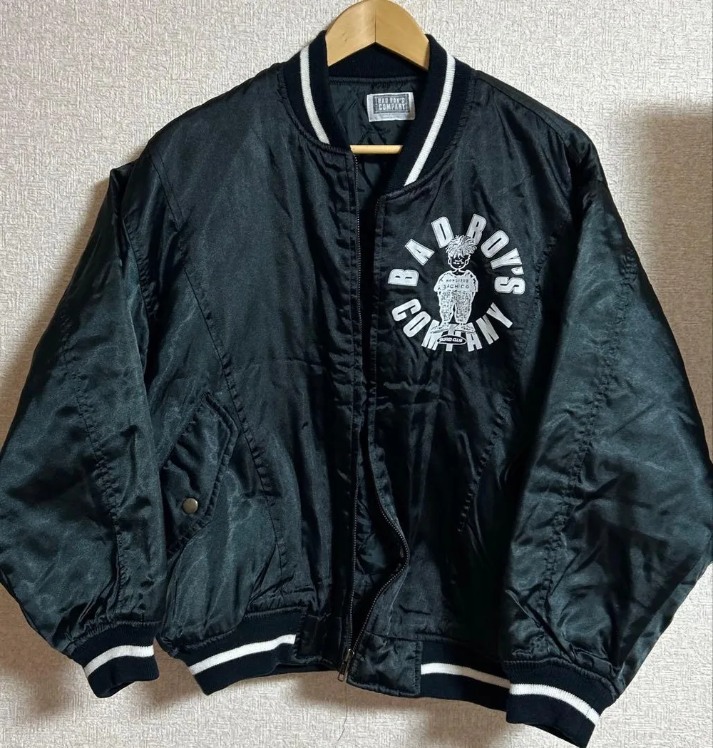 80s BAD BOY'S COMPANY スタジャン ブラック