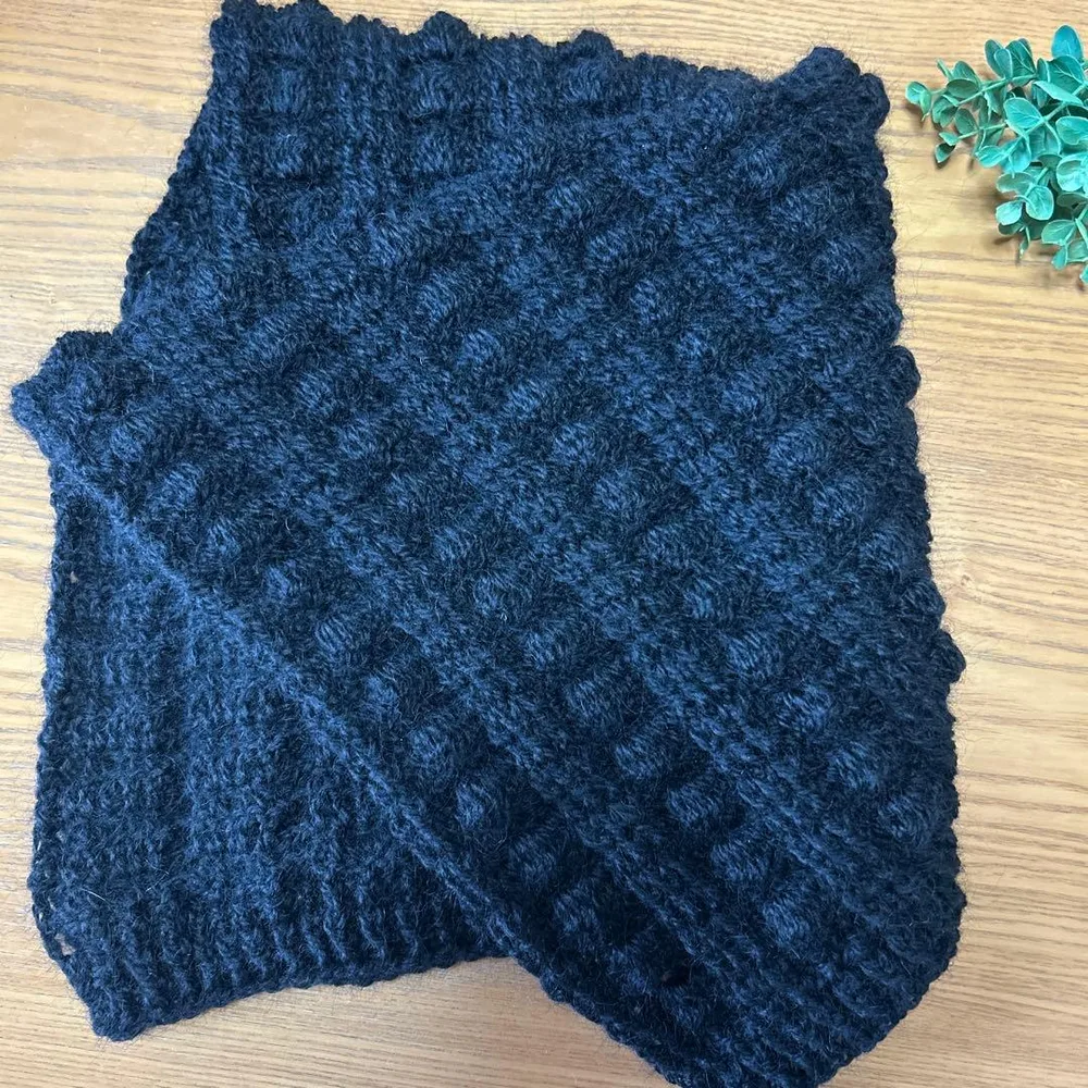 お値下✨ハンドメイド☺︎ウール100%ブランケット 膝掛け