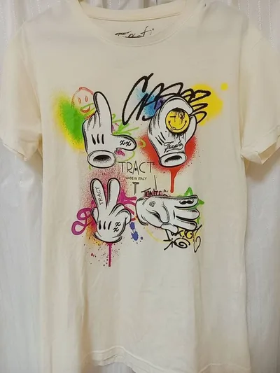 ♡TRACT 半袖Tシャツ イタリア製 グラフィックプリント