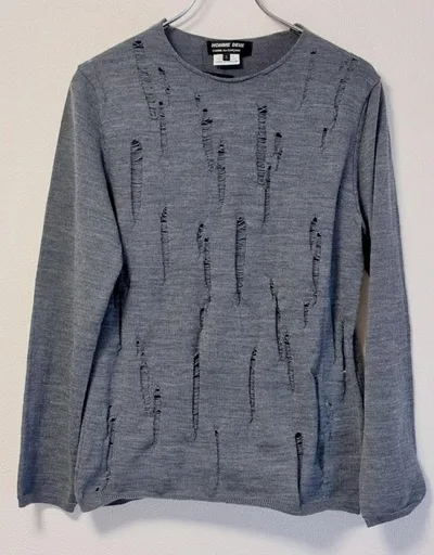 新品 COMME des GARCONS HOMME DEUX 穴あきニット