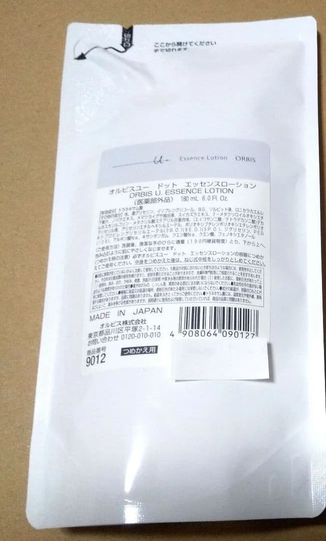 ORBIS ユードットエッセンスローション 180ml 詰め替え用