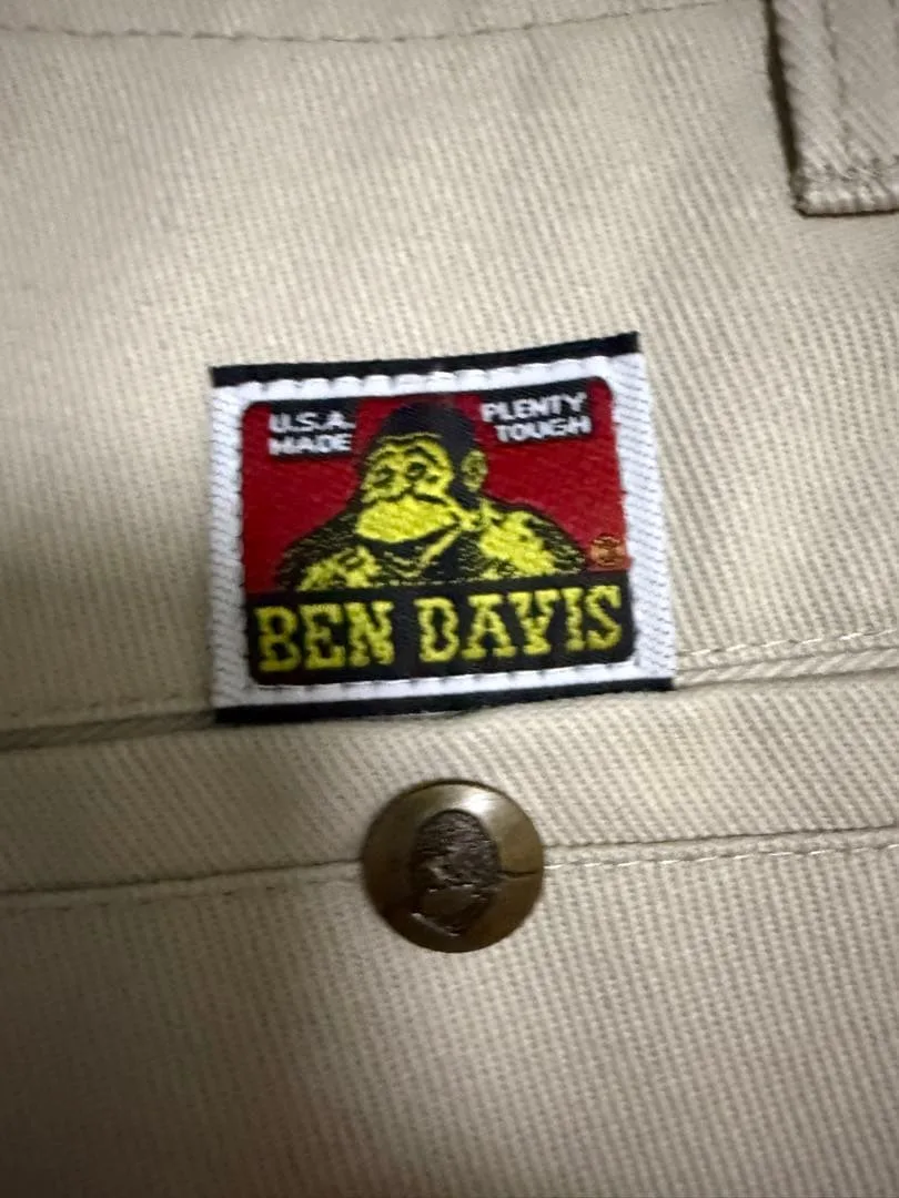 90s USA製 BEN DAVIS フリスコワークパンツ サンドベージュ