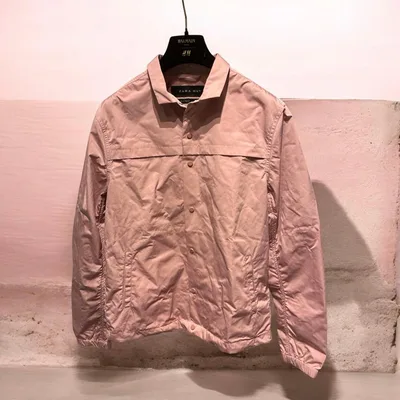 ZARA ザラ コーチジャケット ナイロンジャケット ピンク Sサイズ