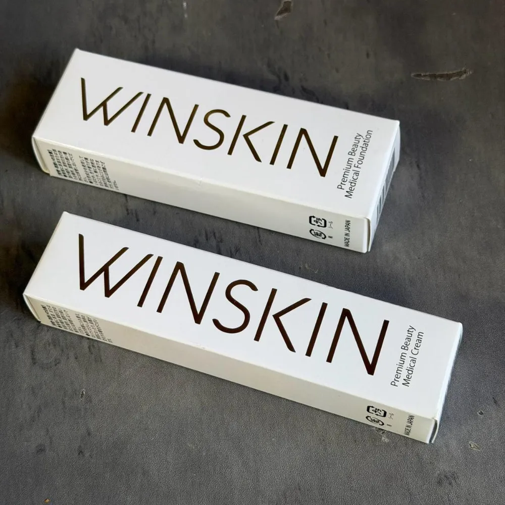 WINSKIN 薬用リンクルケア ファンデーション クリーム 2点セット 730