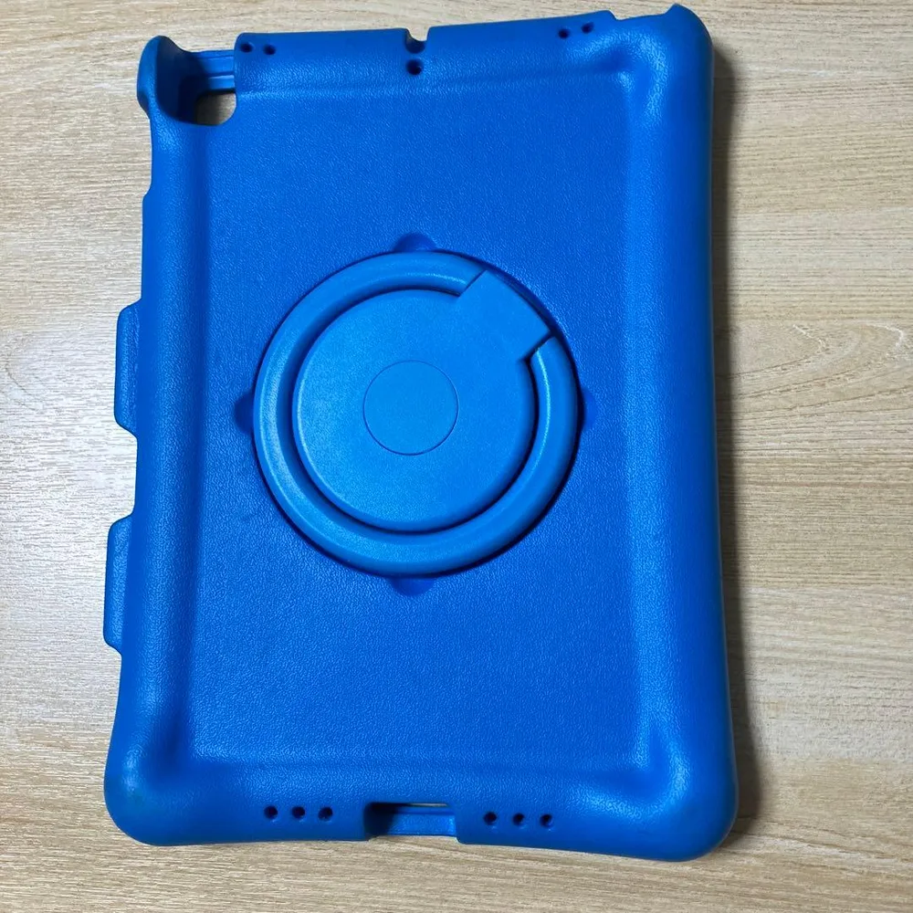iPad用 キッズケース スタンド機能付き ブルー