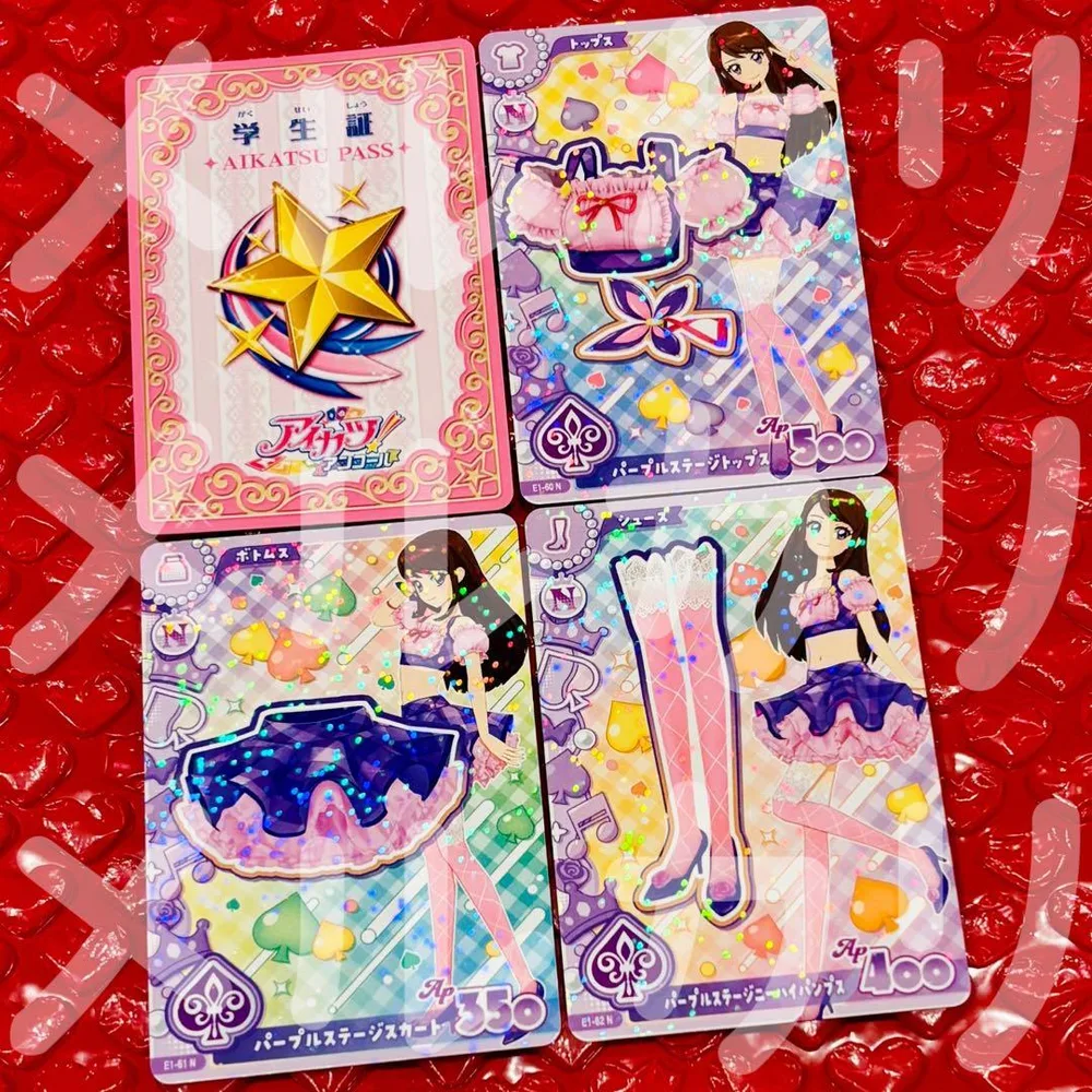アイカツアンコール! 第1弾 N カード パープルステージコーデ 紫吹蘭