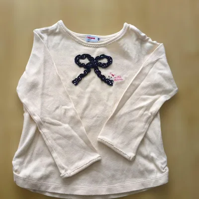 ミキハウス 100サイズ リボン長袖Tシャツ