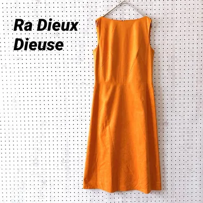 Ra Dieux Dieuse ワンピース 9号 フェイクスエード ノースリーブ