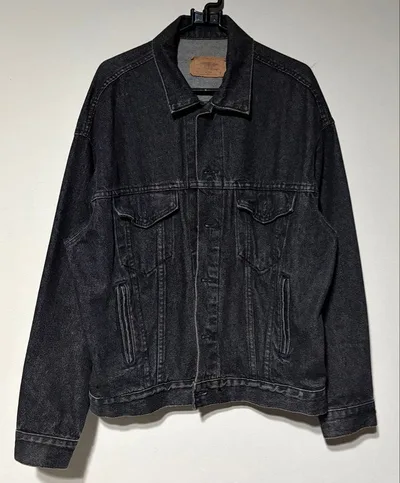Levi's 70507 4858 ブラックデニムジャケット M