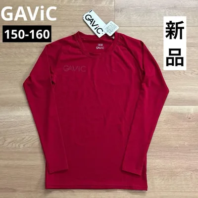 【新品】GAViC ストレッチインナーシャツ レッド 150-160