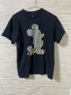 Disney ミッキーマウス チェッカーフラッグ Tシャツ