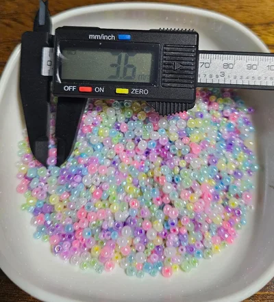 在庫処分 パステルカラー丸小ビーズセット