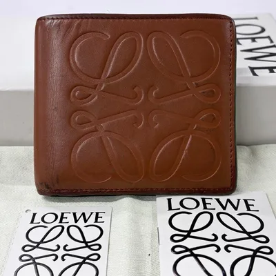 超良品‼️ 現行 ロエベ LOEWE 財布 二つ折り 折り財布 アナグラム