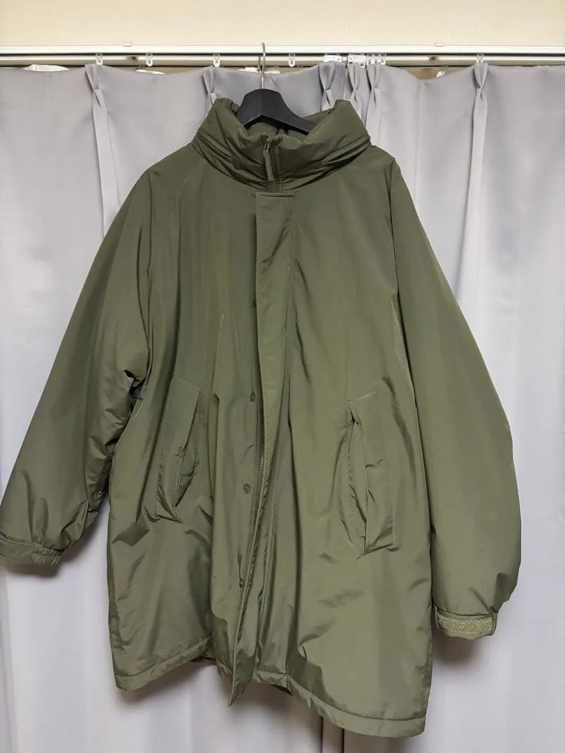 UNIQLO 防風パテッドコート オリーブ XL