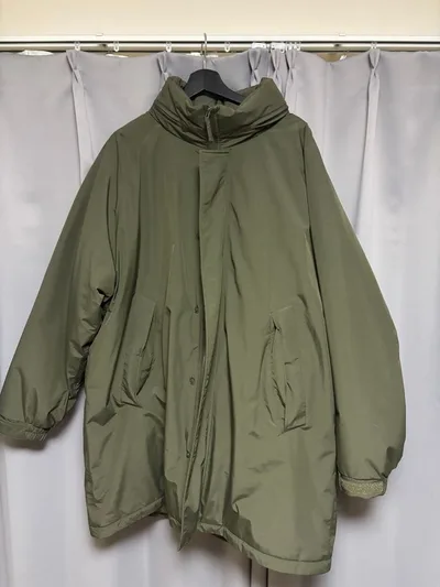 UNIQLO 防風パテッドコート オリーブ XL