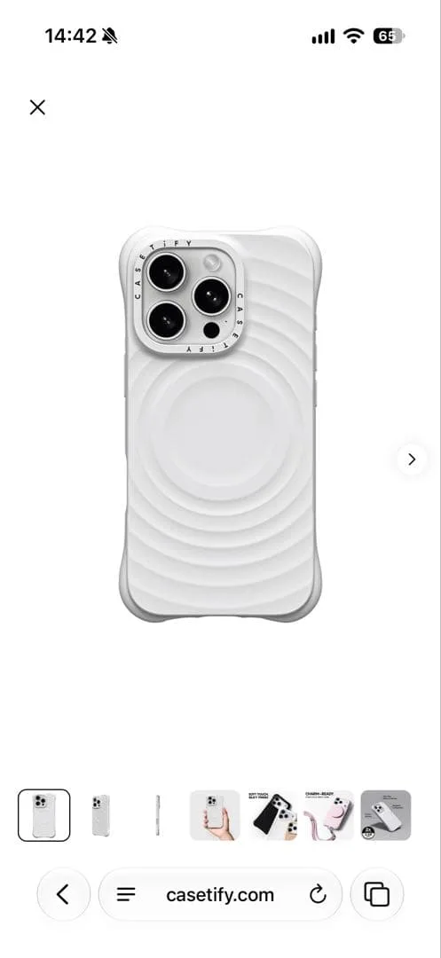CASETiFY ウェーブシリコンケース iPhone 16pro