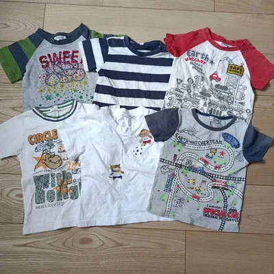 子供 キッズ 半袖 Tシャツ 6枚セット まとめ売り100