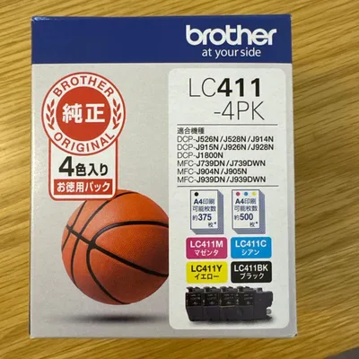 Brother LC411 4PK インクカートリッジ