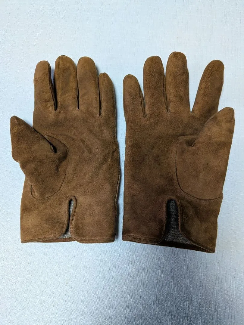 Gloves イタリア製 羊革 スエード 手袋 ブラウン
