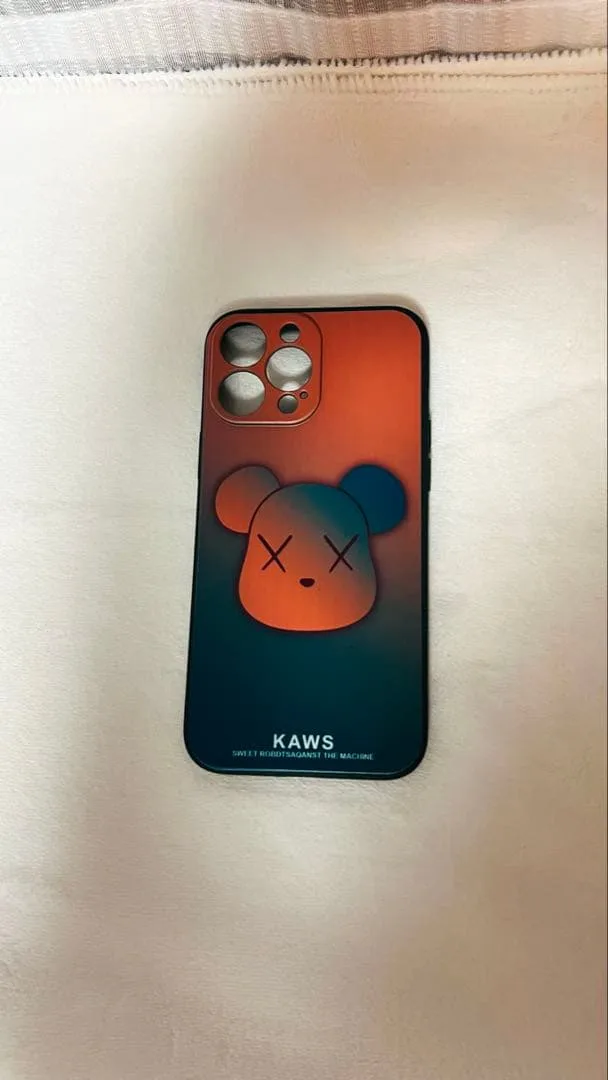 KAWS風 iPhone13 Pro Max ケース おしゃれ
