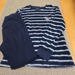 ディズニー ユニクロ キッズ パジャマ 上下セット ボーダー *