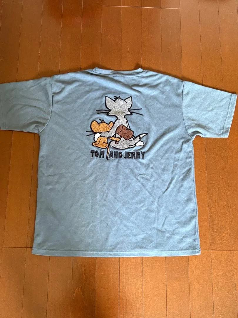 Tom and Jerry Tシャツ Mサイズ ブルー