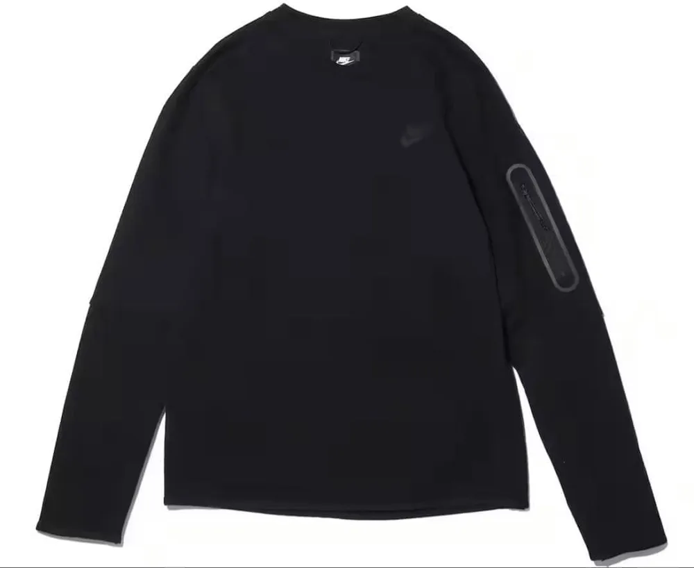 ✨️美品✨️NIKE ナイキ テック クルーネックフリース Nike 黒 L