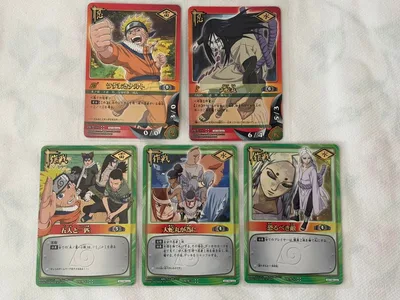 【絶版】NARUTO ナルト カード 秘伝札絵巻 プロモ 5枚 PR忍-10