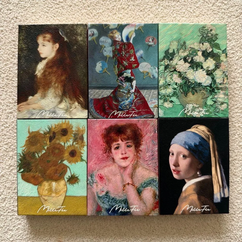 ミルフィー 絵画アイシャドウパレット 6個セット