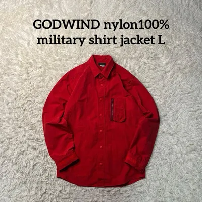 GODWIND nylon100% military shirt jacket