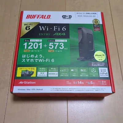 BUFFALO Wi-Fi 6 ルーター WSR-1800AX4S-BK