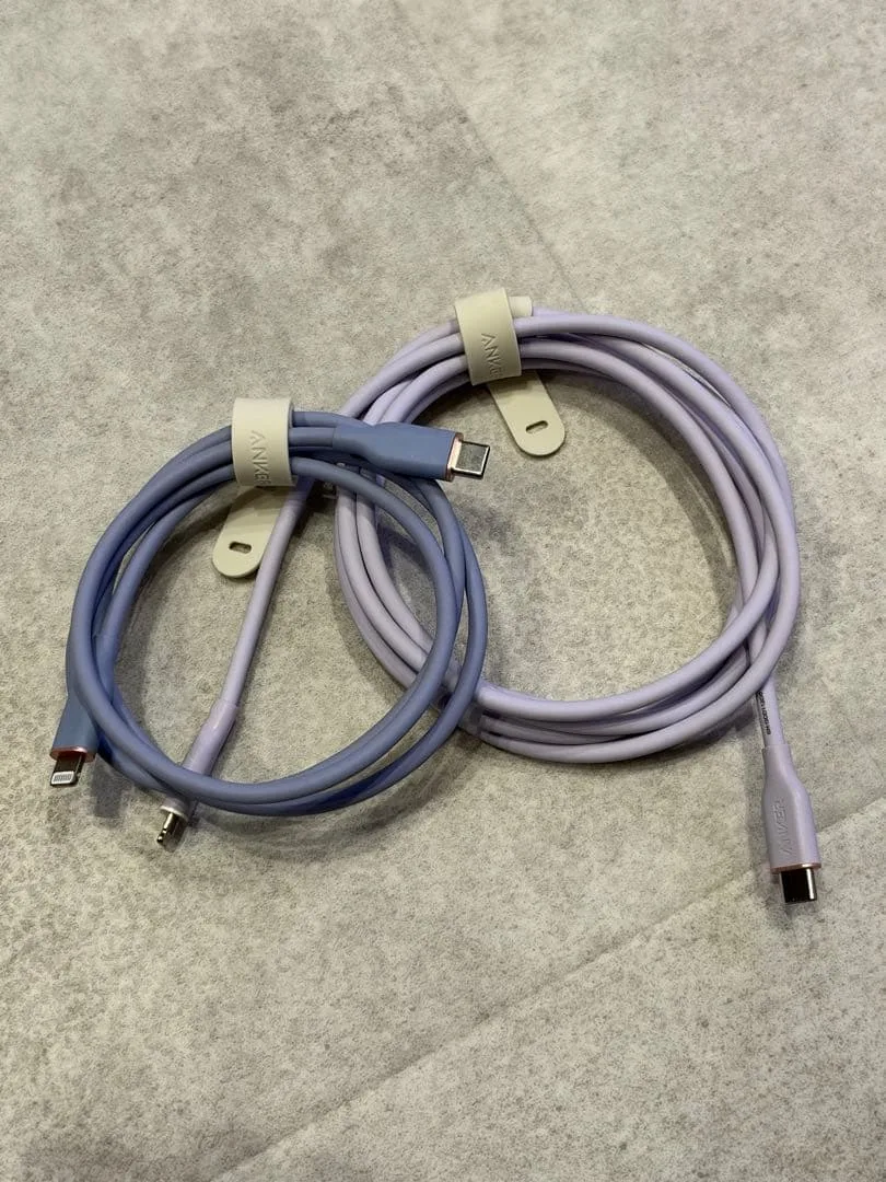 Anker PowerLine Ⅲ Flow USB-C&ライトニング ケーブル