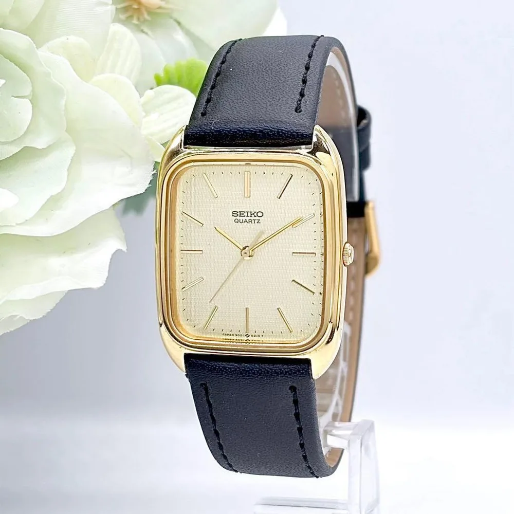SEIKO セイコー 9021-517A スクエア クォーツ 腕時計