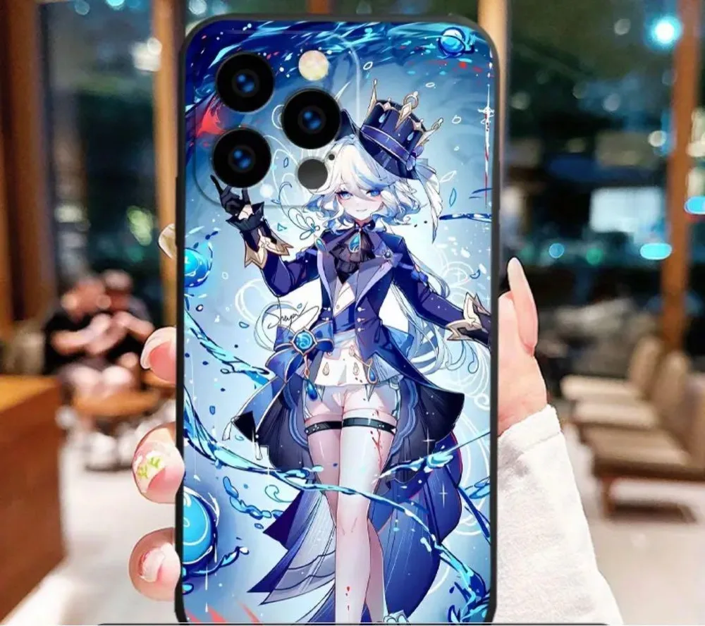 iPhone15pro ケース 原神 フリーナ