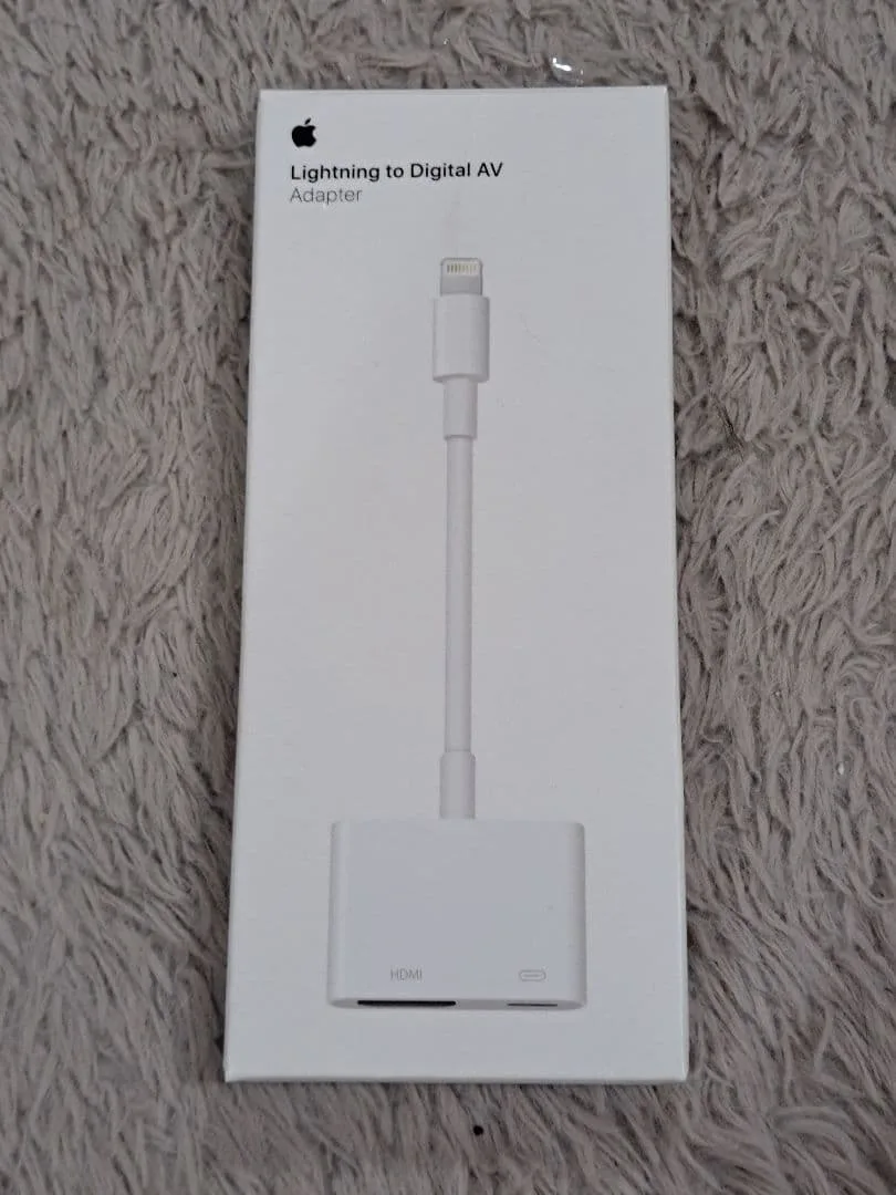 【Apple純正・新品未使用】Lightning-Digital AV アダプタ