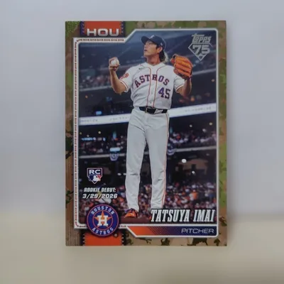 Topps Update 今井 達也 Memorial Day Camoパラレル