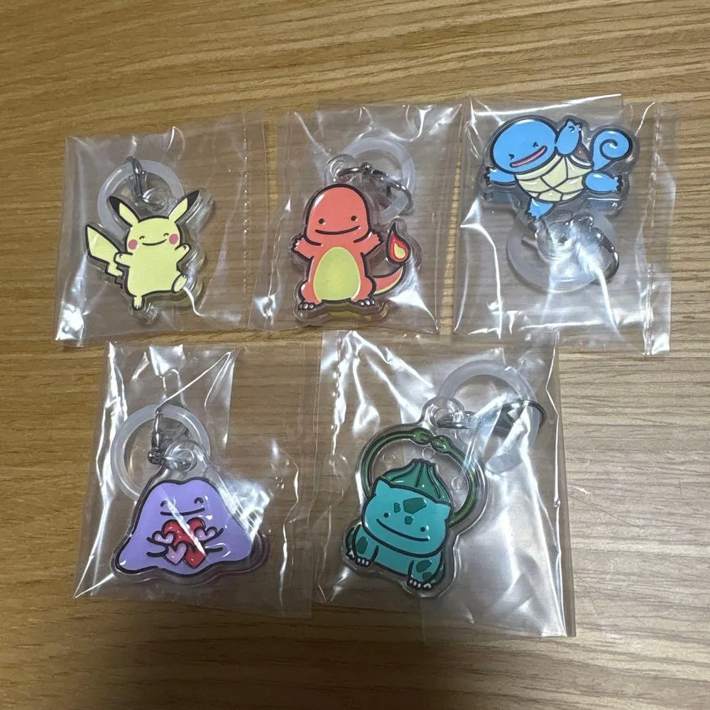 ポケモン へんしんメタモン つやぷるチャームマスコット 全5種 コンプリート