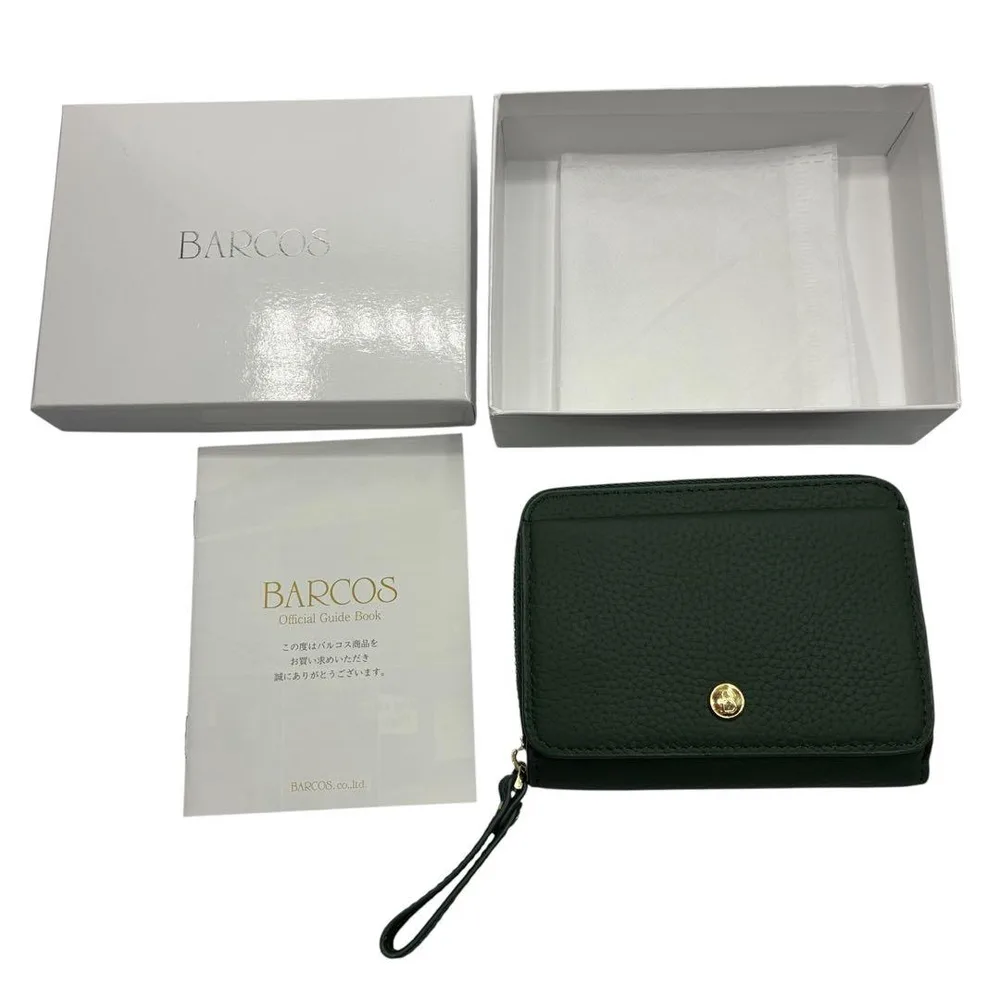 ⭐️新品 BARCOS GL Wallet グリーン 二つ折り財布 バルコス
