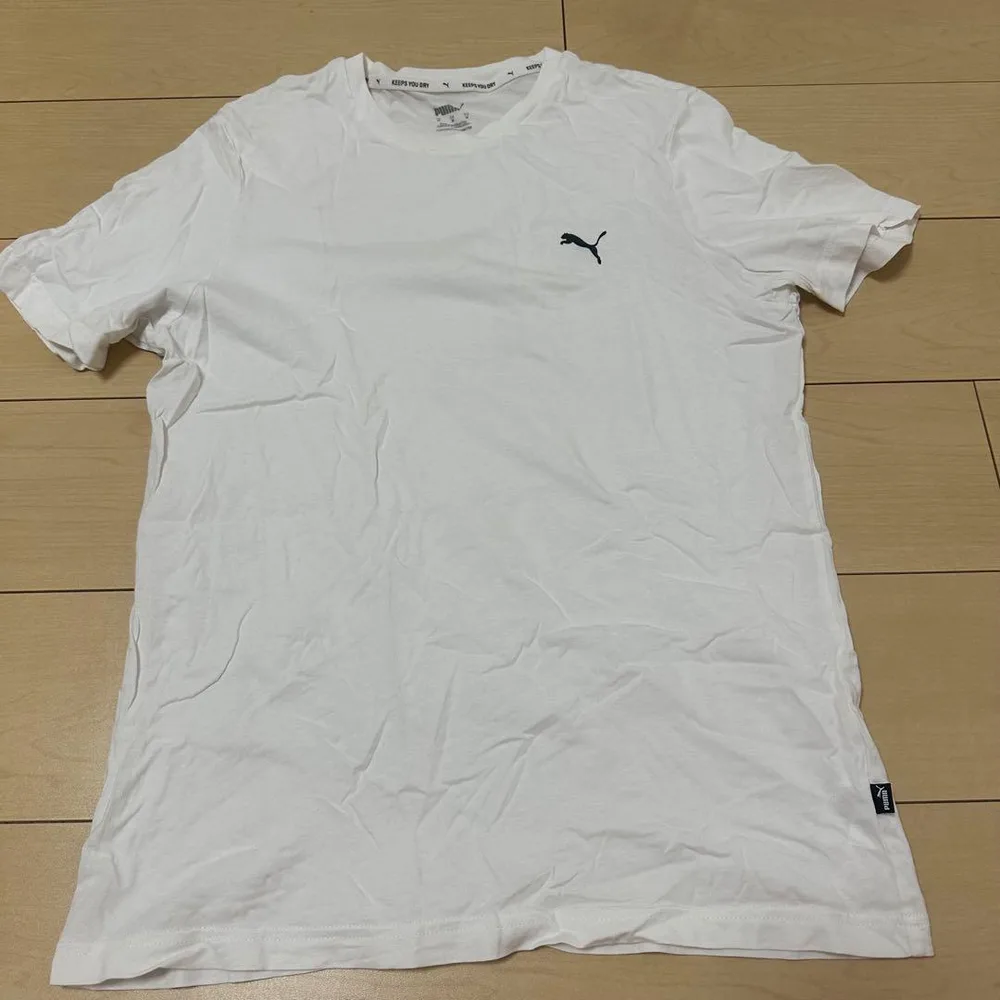 PUMA ワンポイントTシャツ ホワイト Mサイズ