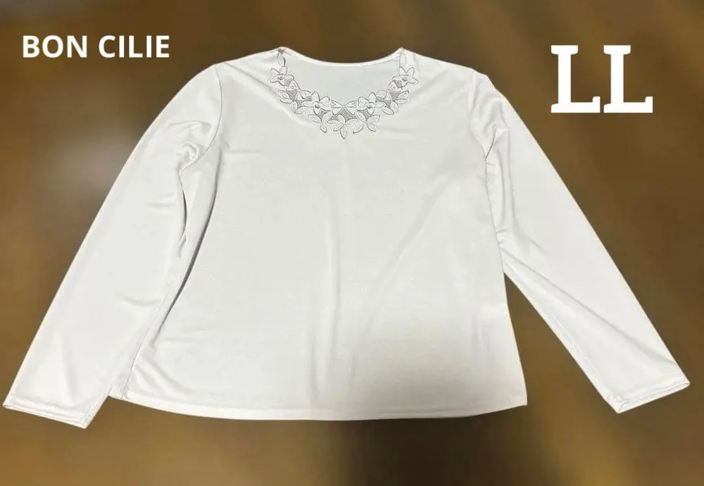 BON CILIE * 長袖 ブラウス LL シニア