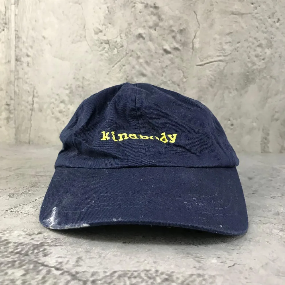 cb556古着 キャップ 紺 90s Y2K