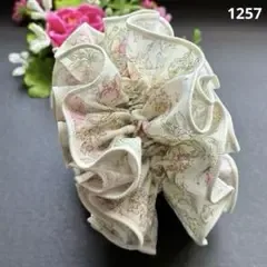 リバティシュシュ新作No1257✿エミリー・チューリップ クリーム✿ハンドメイド