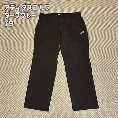 アディダス ゴルフ ストレッチ パンツ スラックス ダークグレー 79