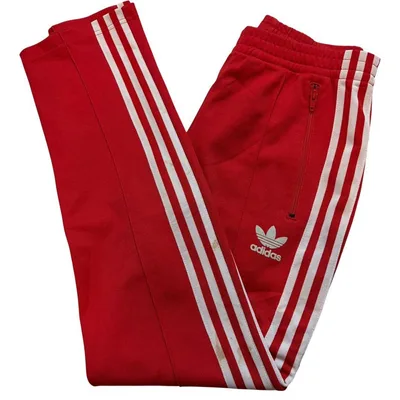 adidas アディダス❣️ヨーロッパシリーズ❣️トラックパンツ ジャージ❣️レッド