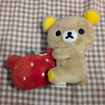 【激レア・キャラバン限定】リラックマ あつめてぬいぐるみ ストロベリー いちご
