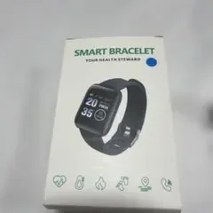 SMART BRACELET ブラック スマートウォッチ