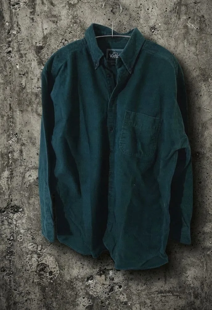 Woolrich 長袖シャツ グリーン USA製