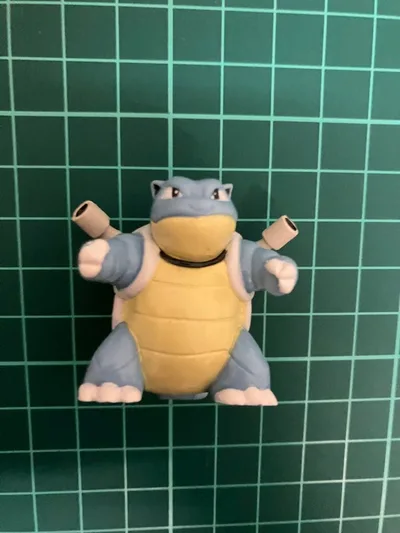 ポケモン カメックス フィギュア ガチャ バンダイ 甲羅刻印あり