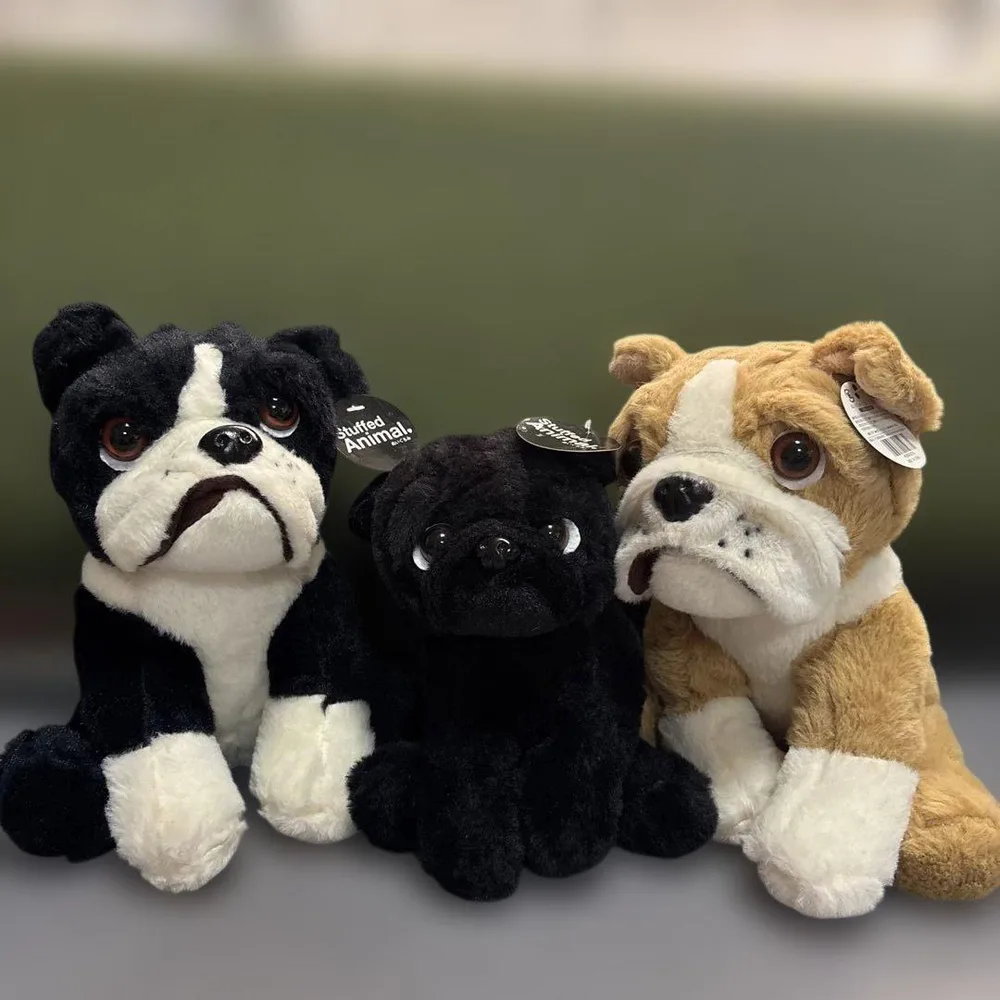 Stuffed Animal ブルドッグ パグ ぬいぐるみ 3個セット