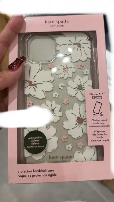 Ad15)kate spade iPhone 14plus用ケース